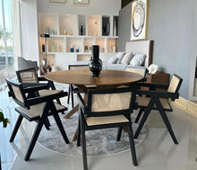 Cargar imagen en el visor de la galería, SILLA PARA COMEDOR ESTILO PIERRE JEANNERET