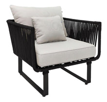 Cargar imagen en el visor de la galería, SILLÓN INDIVIDUAL MODELO SAYULA EN CORDON DE NYLON Y ACERO
