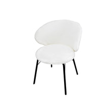 Cargar imagen en el visor de la galería, SILLA PARA COMEDOR EN TELA BOUCLE