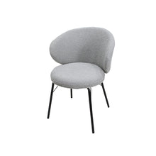 Cargar imagen en el visor de la galería, SILLA PARA COMEDOR EN TELA BOUCLE