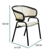 Cargar imagen en el visor de la galería, Silla de Rattan Sintético Estilo Parisino Modelo BISTRO (FRANZ)