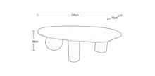Cargar imagen en el visor de la galería, Mesa de Centro Modelo Sottana
