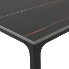 Cargar imagen en el visor de la galería, MESA COMEDOR DE ACERO EFECTO MARMOL 180X90
