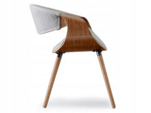 Cargar imagen en el visor de la galería, Silla de Comedor Madera Moldeada y Tela Monaco
