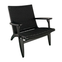 Cargar imagen en el visor de la galería, Silla Ocasional Estilo Wegner CH25 Black

