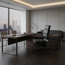 Cargar imagen en el visor de la galería, Silla Ejecutiva Estilo Eames Soft Pad Black Edition
