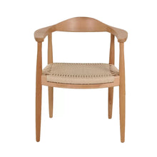 Cargar imagen en el visor de la galería, Silla Replica Wegner Round Chair Tejida
