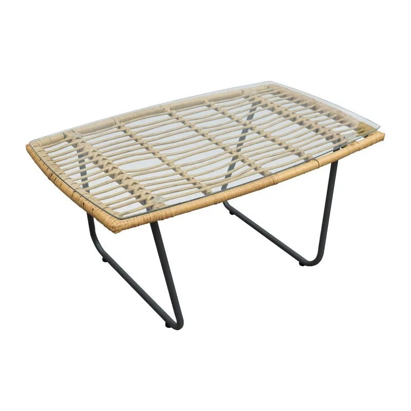 Mesa De Rattan Modelo ARECA