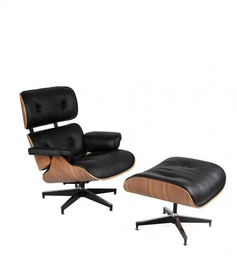 Sillón Individual Replica Eames Lounge Chair