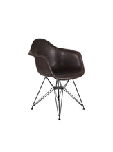 Cargar imagen en el visor de la galería, Silla Replica Eames Armchair Tapizada en Piel Autentica
